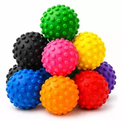 Bola Cravinho para Cachorro Brinquedo Pet Mordedor Bolinha Anti-Stress Interativa para Filhotes e Adultos Fisioterapia.