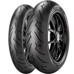 Par de Pneu Ninja 400 Ktm 390 Duke Pirelli Rosso Ii 110/70r-17 + 150/60r-17 Rosso Ii