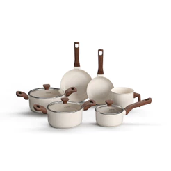 Conjunto de Panelas 6 Peças Pratic Cook Marmol