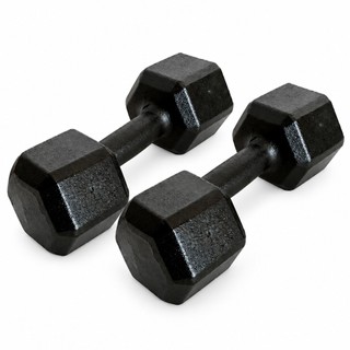 Halter Sextavado Pintado 1 a 5 Kg Unidade Treino em Casa Musculação Academia Supino Funcional Fit