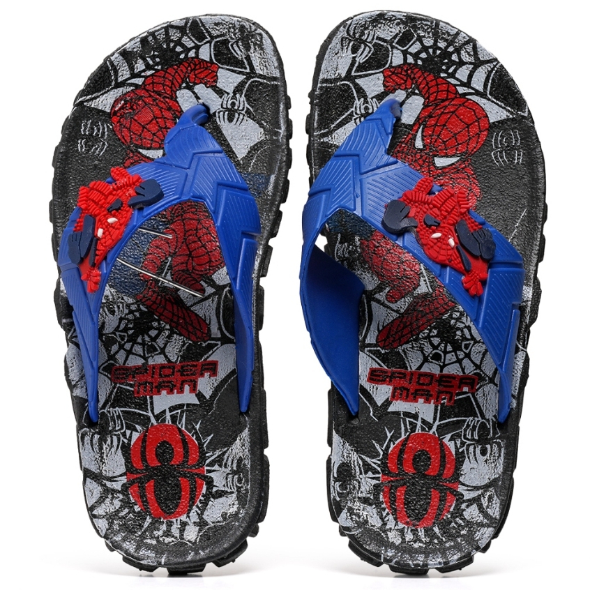 Chinelo Meninos Infantil Masculino Estampas Personagens Homem Aranha Resistente Confortavel 25 Ao 32