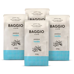 Baggio Café Aromas Kit Vanilla Torrado e Moído 1kg (4x250g)