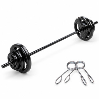 Kit Pump Barra 1,20m 10kg Anilhas Emborrachadas Musculação Treino Funcional Academia Fitness em Casa