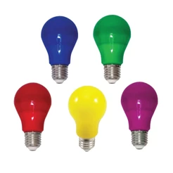 Lampada Bulbo Led 9w Colorido Amarelo/Azul/Vermelho/Rosa/Verde Decorativo 110v 220v
