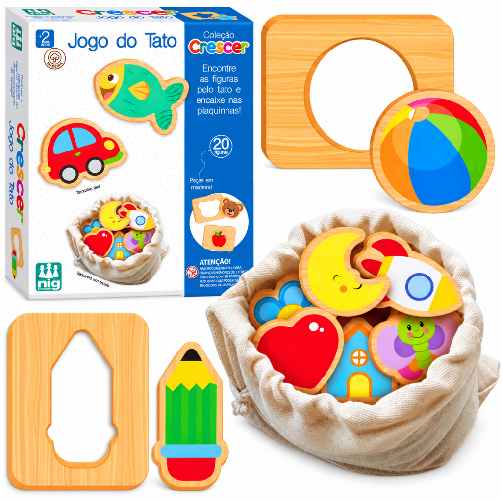 Brinquedo Educativo Jogo de Encaixe Brinquedo Montessori