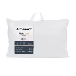 Travesseiro Altenburg Toque De Pluma 100% Algodão Percal 180 Fios Antialérgico Extra Macio 50x70cm Branco