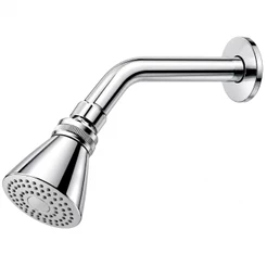 Ducha Fria Chuveiro Metal Articulada Cromada para Piscina Jardim Quintal Áreas Internas Externa
