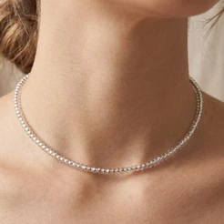 Colar Feminino Choker de Miçangas Verão Fashion Moda Praia