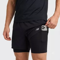 Shorts Masculino Sport Essentials 2 em 1 New Balance MS41230B