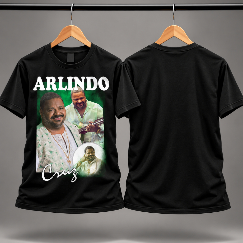 Camiseta Básica Arlindo Cruz Bootleg Para Amantes de Samba e Pagode Masculino Feminina Plus Size