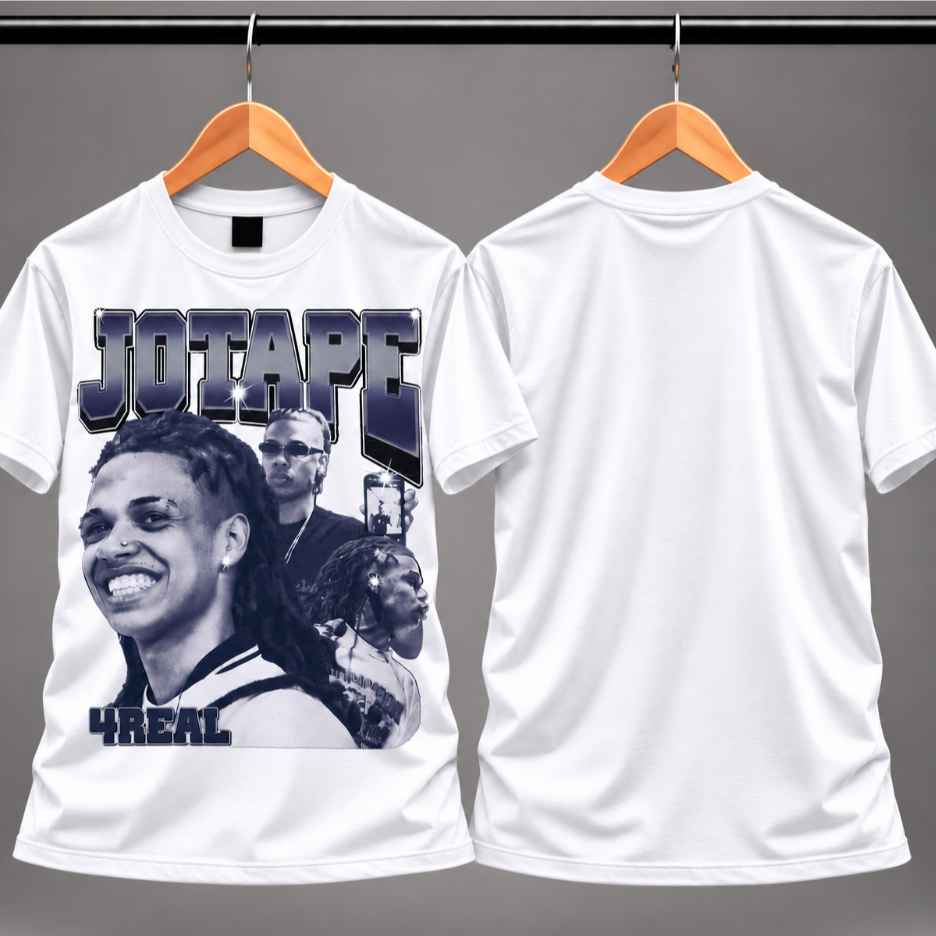 Camiseta Básica Jotape Mc 4 Real Bootleg Batalha de Rima Skate Masculino e Feminina Plus Size G1/G5