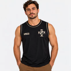 Regata Vasco da Gama Básica Estrondo Masculino - Preto