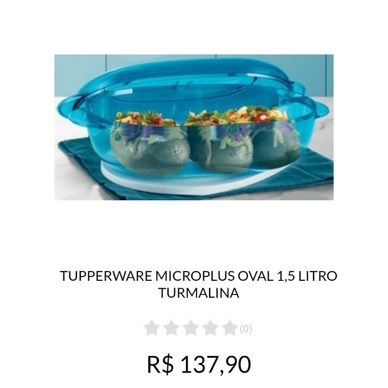 microplus oval policarbonato Tupperware 1,5 ml