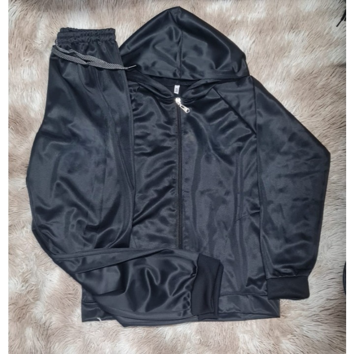 Conjunto Agasalho Infantil 2 ao 16 Forro Flanelado Inverno 2026 Com Capuz e Zíper