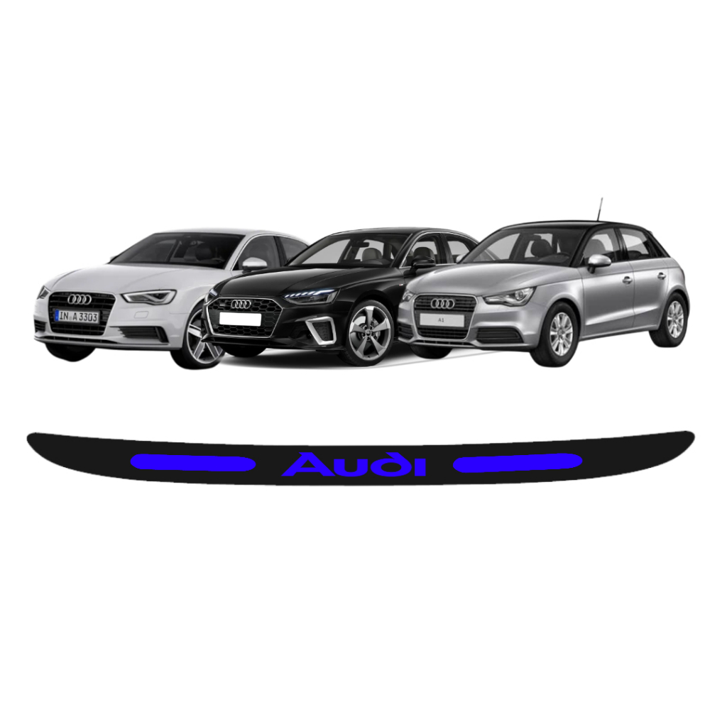 Soleira de Porta Mala Audi proteção anti risco Universal personalizado vinil automotivo