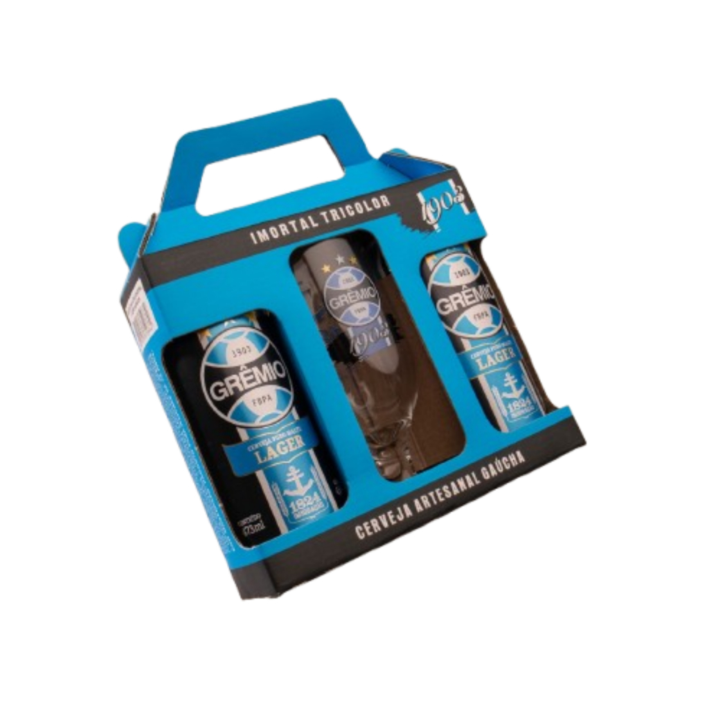 Kit 2 Cervejas Artesanal 1824 Gremio + Copo Oficial Latao em Oferta na Shopee