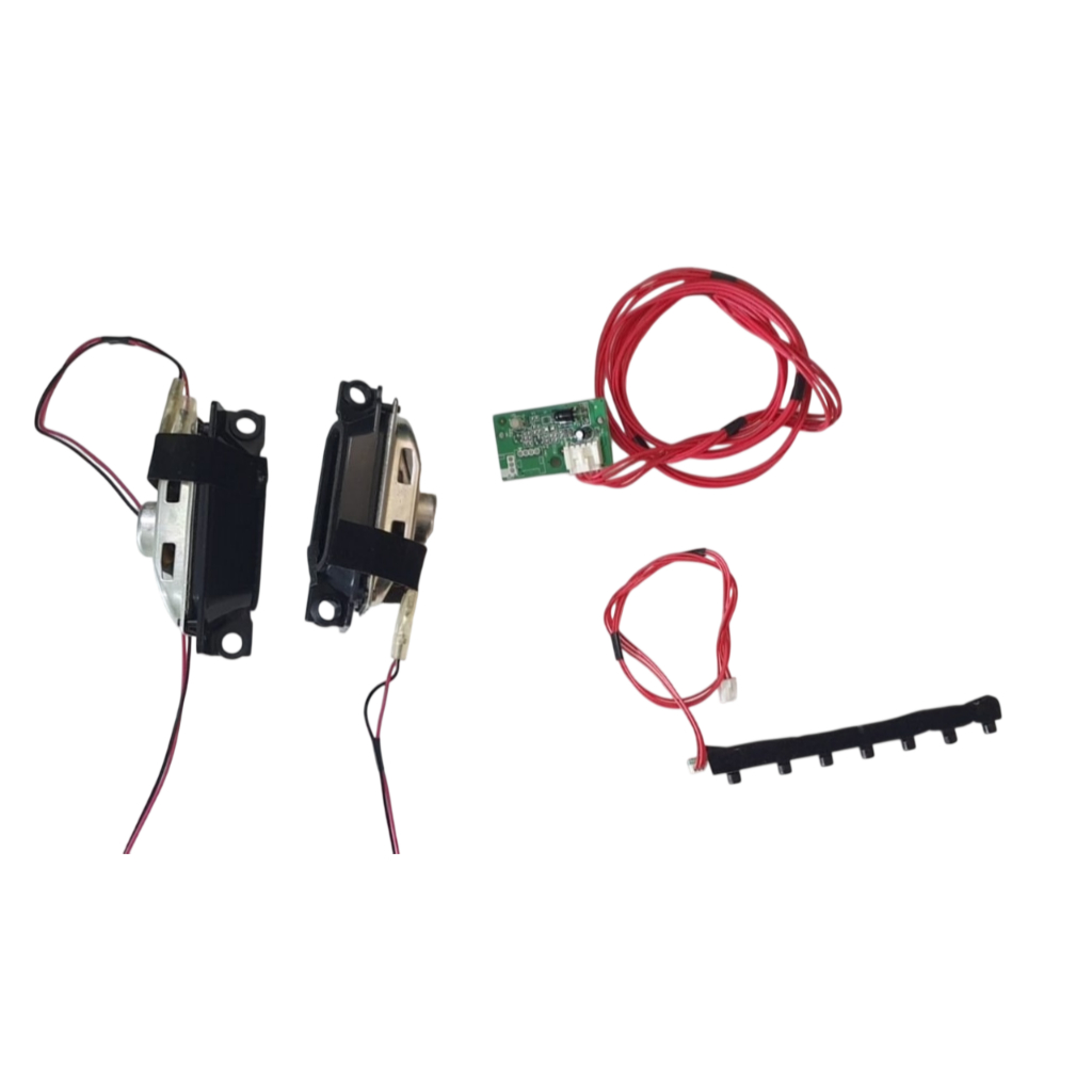 Placa Sensor Botão+Falantes+Flats Tv H-buster Hbtv-22d02fd