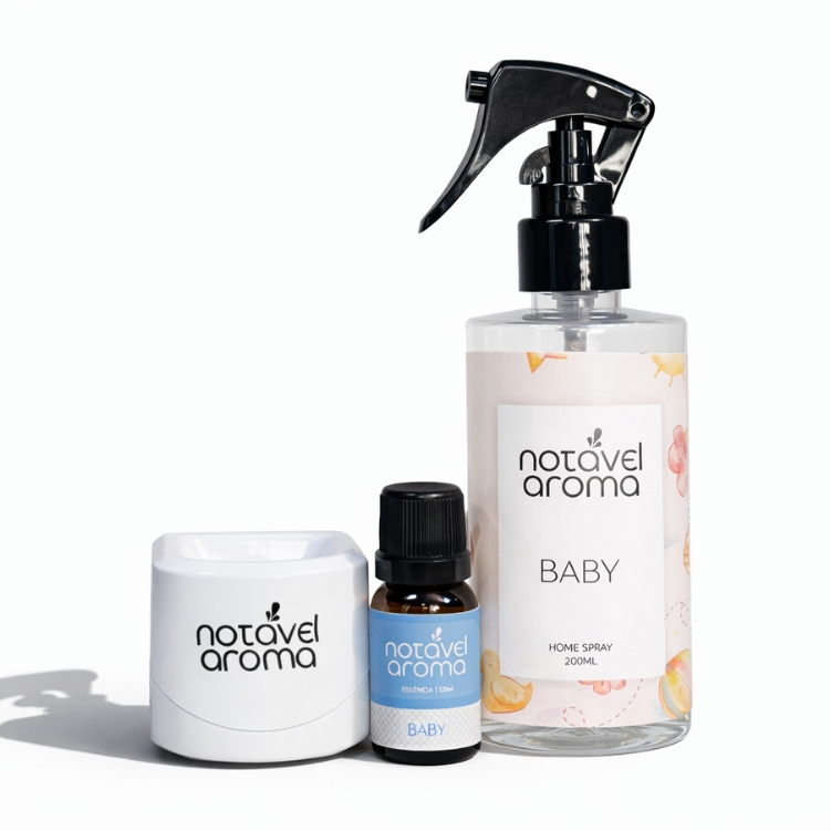Kit Odorizante Aromatizante Completo Difusor Elétrico Essencia Baby Vanilla Cha Branco em Oferta na Shopee