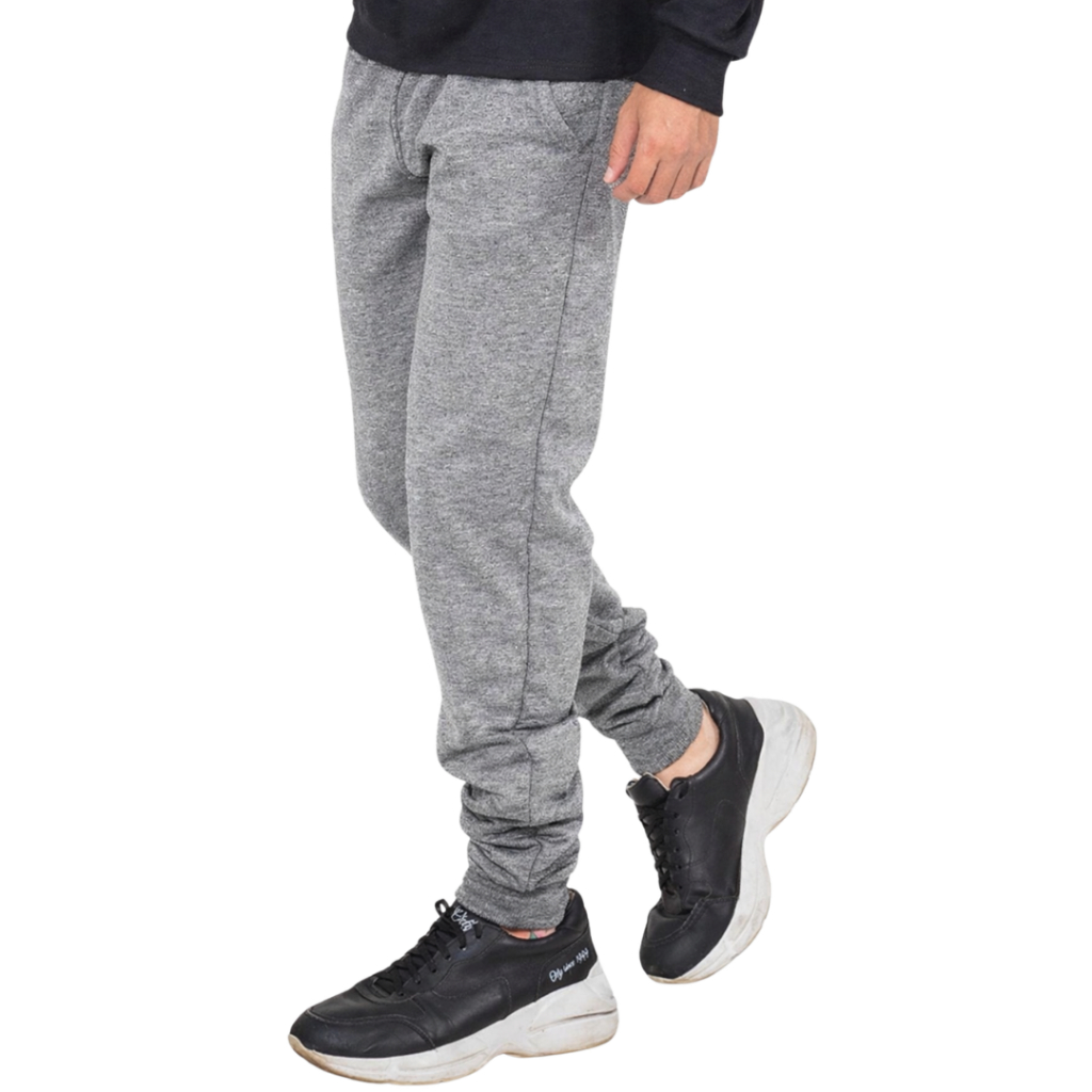 Calça Moletom Algodão Flanelado Quentinha Jogger Esportiva Casual Confortável Inverno