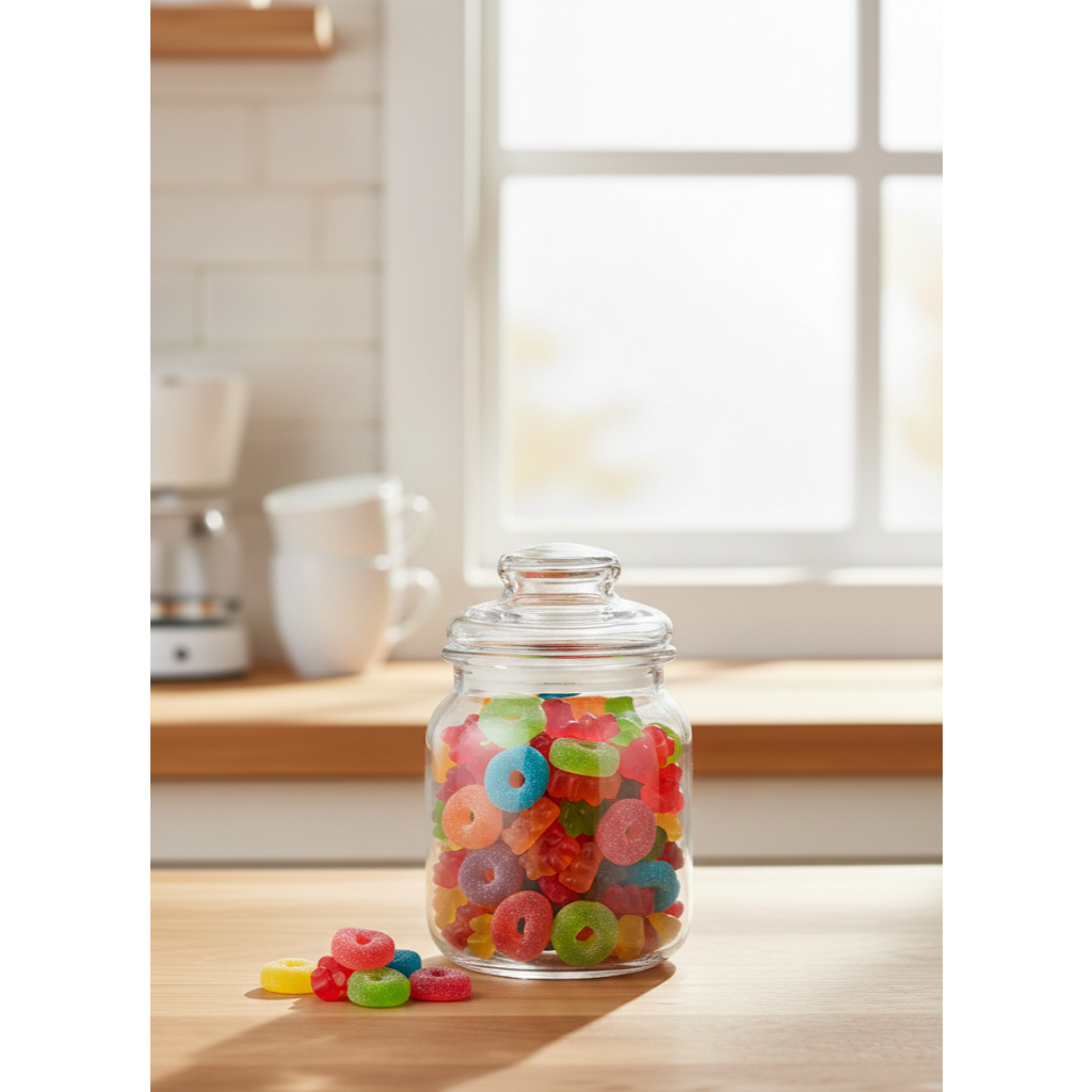 Pote de Vidro Hermético com Tampa 1000ml – Ruvolo em Oferta na Shopee