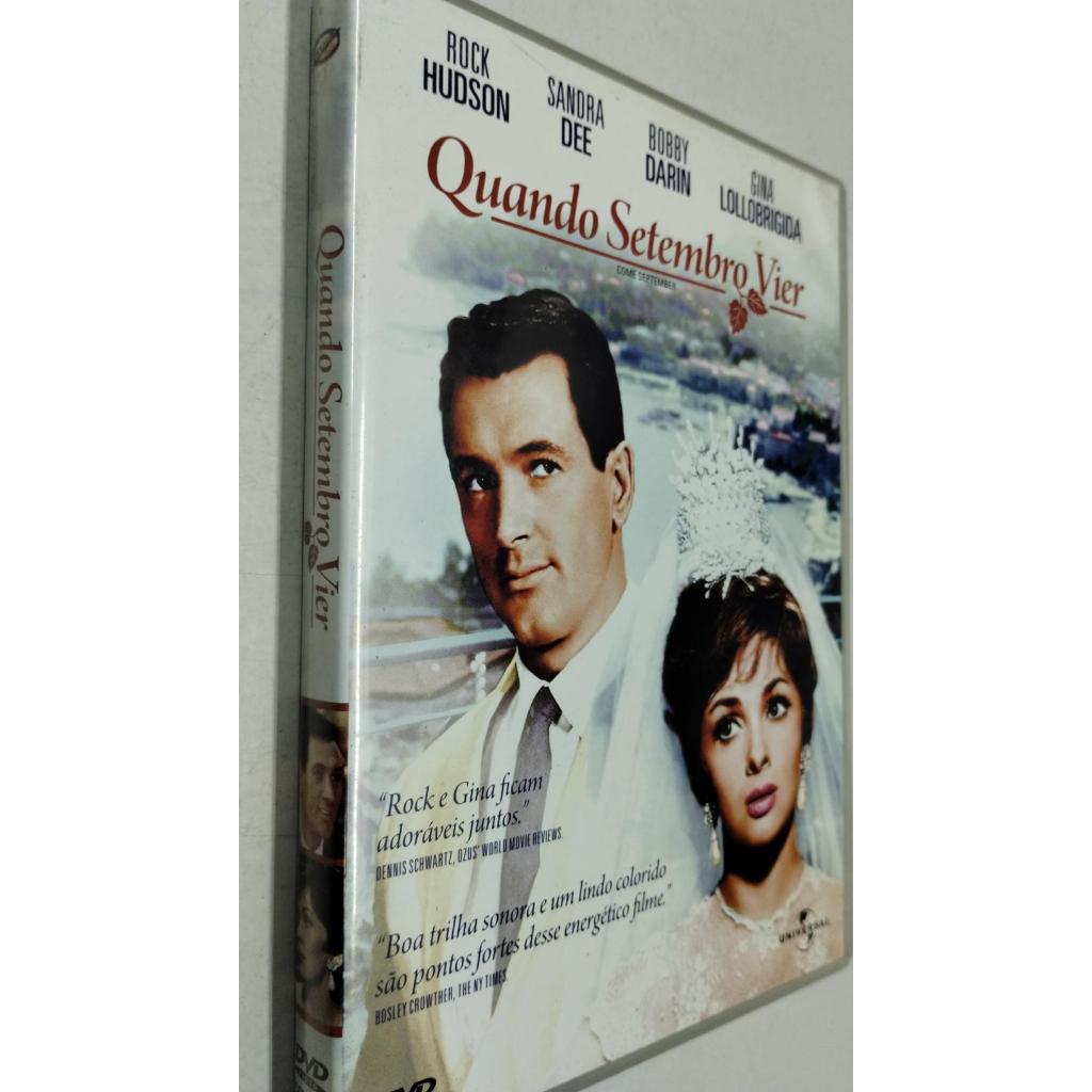 DVD Quando Setembro Vier - Rock Hudson, Gina Lollobrigida (USADO)