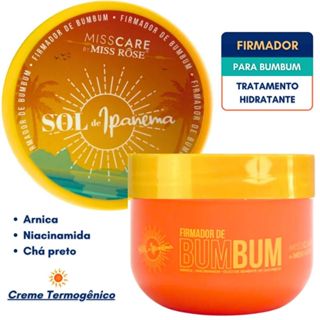 Creme Termogênico Firmador de Bumbum Sol de Ipanema Reduz Celulite Efeito Lifting Hidratação Intensa em Oferta na Shopee