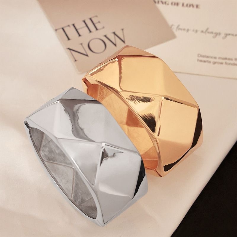 Simples Irregular Chunky Manguito Pulseiras Fácil De Combinar Elegante Na Moda Pulseira Minimalista Jóias Para Aniversár