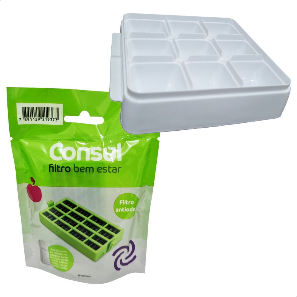 Filtro Antibacteria Refrigerador Consul + Forma De Gelo K00129