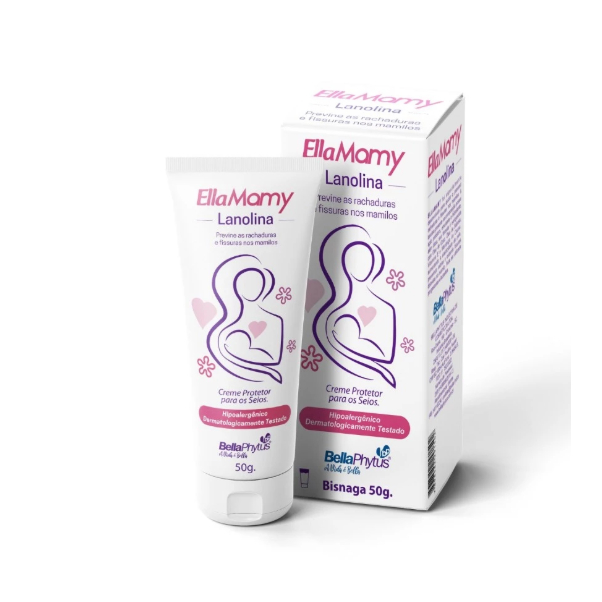 EllaMamy Creme Protetor Para Seios de Lanolina 50g - BellaPhytus