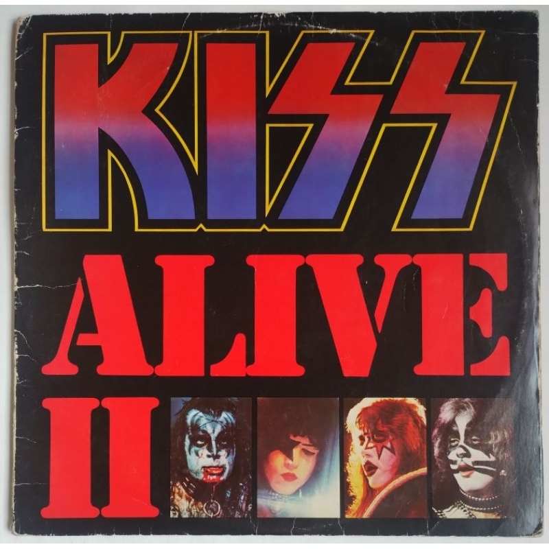 Lp Duplo Kiss Alive II Capa Dupla