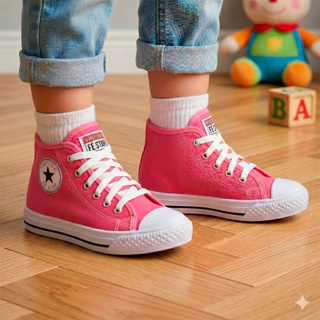 Tênis Botinha Star Infantil Menina e Menino Masculino e Feminino Casual Qualidade Confort Promoção em Oferta na Shopee