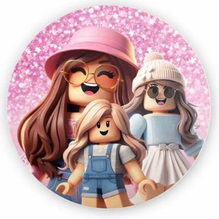 PAINEL VESTE FÁCIL 50X50 ROBLOX MENINA em Oferta na Shopee