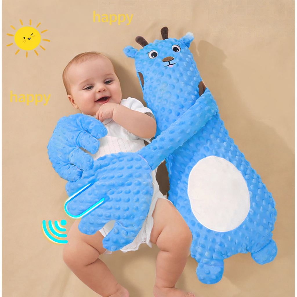 Travesseiro Almofada Confortavel Acalmar Bebe Criança Ajuda Para Dormir Bebê Com Palma Automática em Oferta na Shopee
