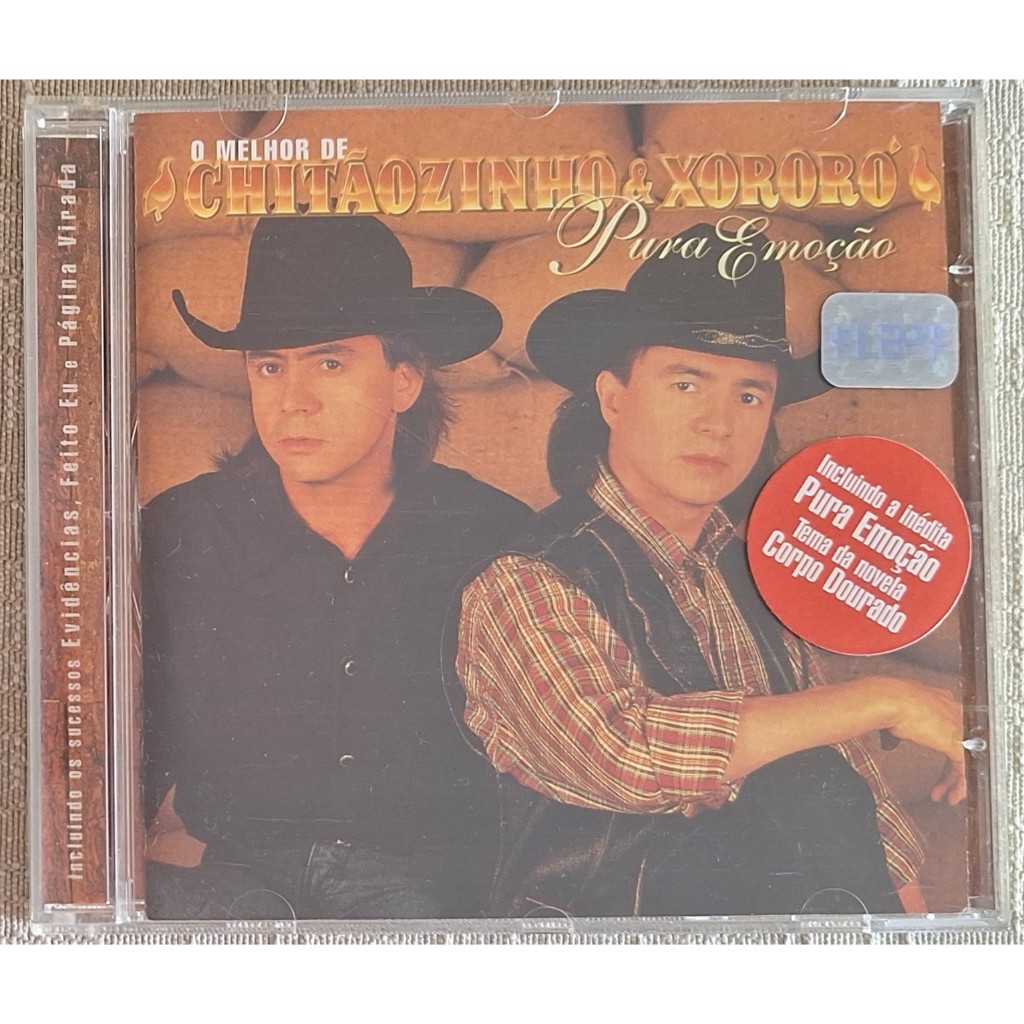 Cd Chitãozinho E Xororó - Pura Emoção - Música Sertaneja