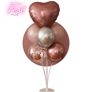 Suporte para balão 7 hastes 70 cm suporte de mesa ou chão festa bexiga aniversario decoração em Oferta na Shopee