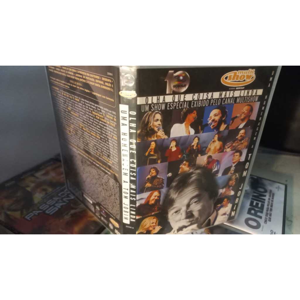 DVD Usado: Olha Que Coisa Mais Linda - Uma Homenagem A Tom Jobim Multi Show Excelente