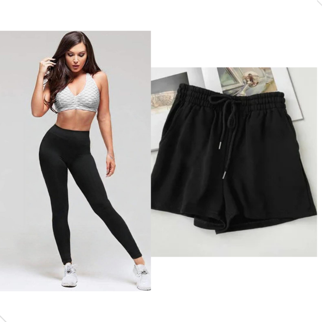 1 LEG SUPLEX + 1 short duna  legging academia promoção oferta