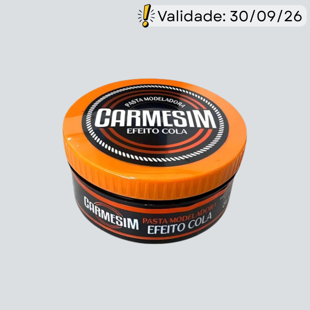 Pasta Modeladora Efeito Cola 80g - Carmesim