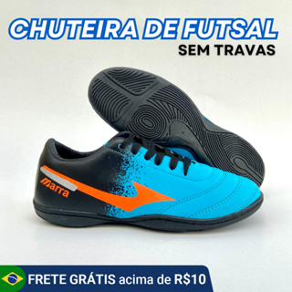 CHUTEIRA de FUTSAL Sem Trava Profissional Reforçada Quadra Salão Tênis Masculino do 34 ao 45 em Oferta na Shopee