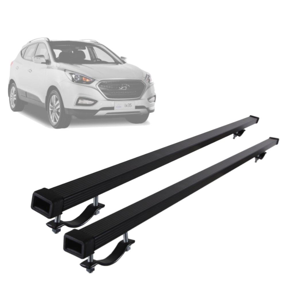 Rack Travessa Hyundai ix35 2010-2022 Bagageiro Steel Racks Aço Resistente 60kg