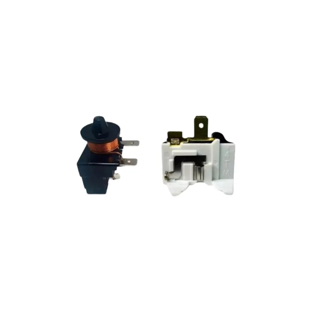 Rele Ff 1/5 + Ptc Térmico P/ Embraco 220v Compressor 220v