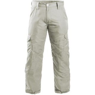 Calça Cargo Masculina 100% Poly Ripstop Tecido Leve 6 Bolsos Caqui Use Tático