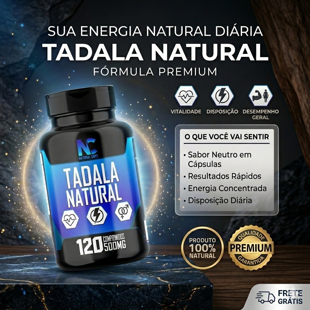 Suplemento Natural 120cp 500mg Masculina Performance & Bem-Estar em Oferta na Shopee
