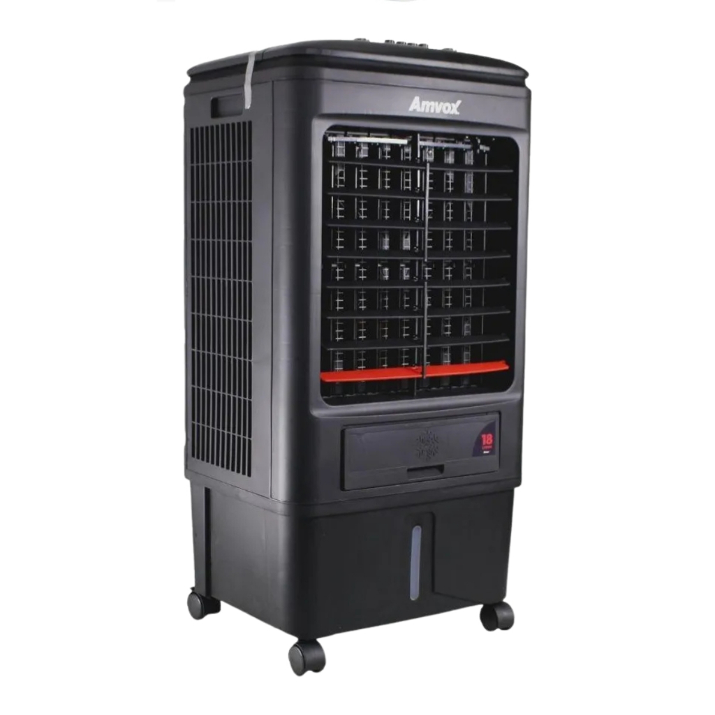Climatizador de Ar Portátil  Skd Amvox ACL018 Preto