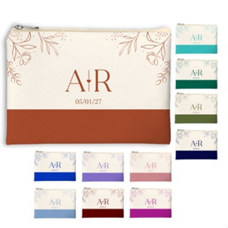 Kit De 10 a 40 Necessaire Personalizada Slim Lembrancinha Casamento Estampa Padrão em Oferta na Shopee