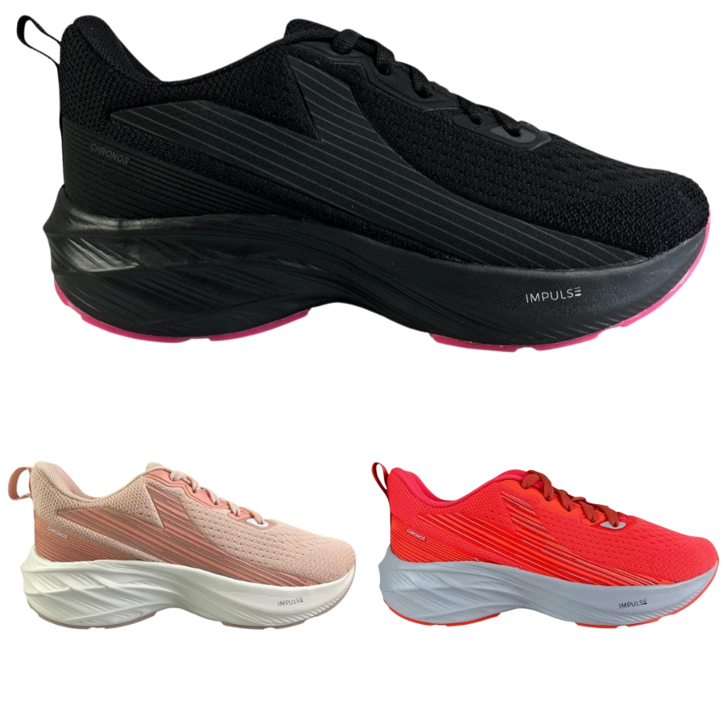 Tenis de Corrida Feminino Lynd Chronos Super Leve e Confortavel em Oferta na Shopee