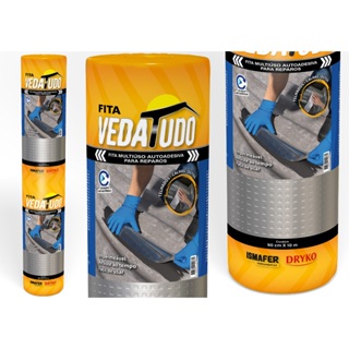 Manta Asfáltica Auto Adesiva Aluminizada 90cm X 10m Dryko Ismafer em Oferta na Shopee