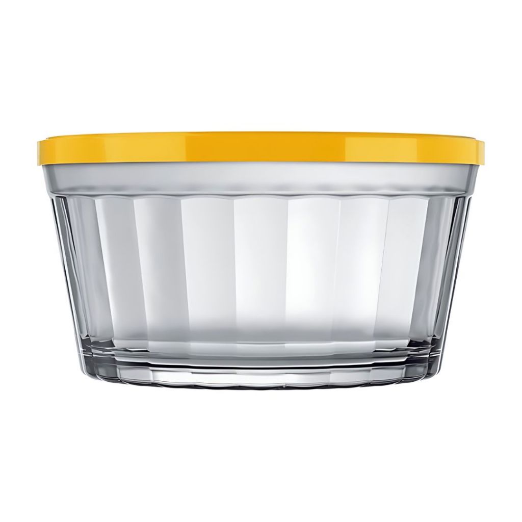 Tigela de Vidro Nadir Americano 600ml, com Tampa, Sortido - 4010