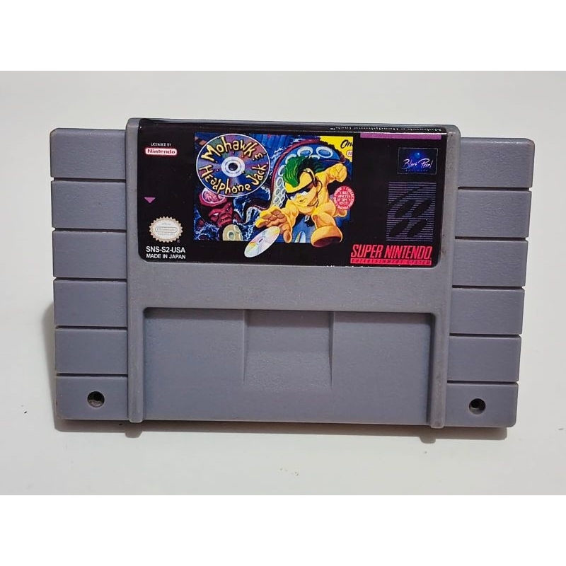 Jogo Para Super Nintendo - Mohawk e Headfone Jack