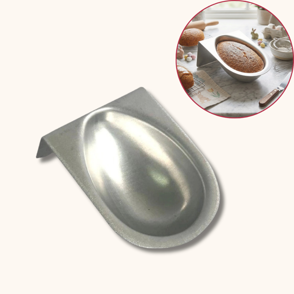 Forma Bolo Bolovo Ovo De Pascoa 16cm  400ml - 350g Casca de Ovo